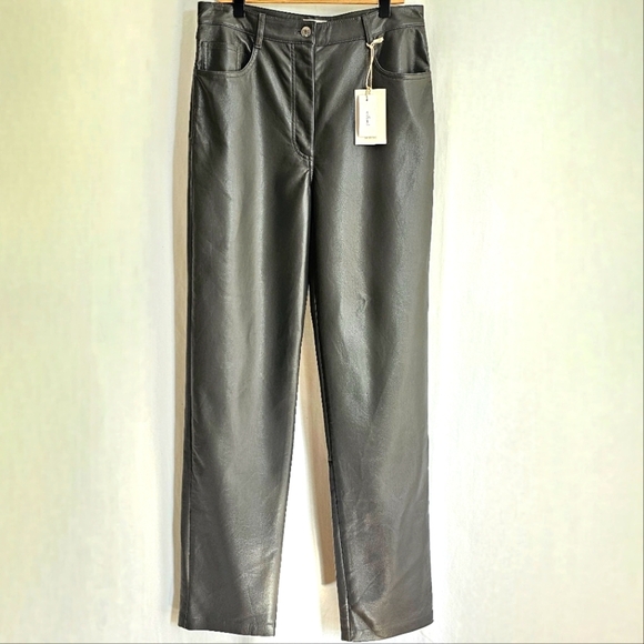 🇨🇦 Aritzia Wilfred Melina Pants Long Argentique - Picture 3 of 16